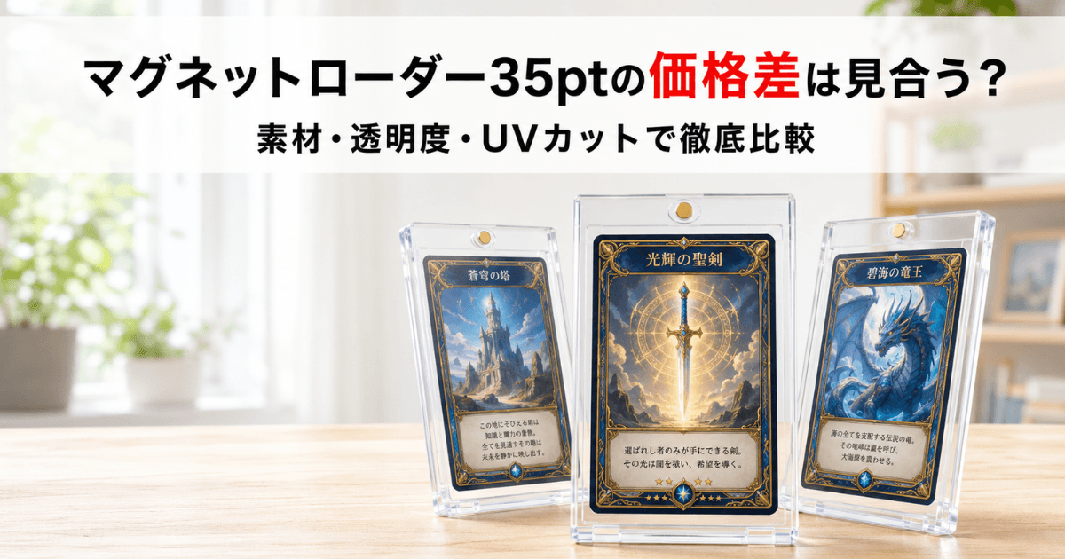 マグネットローダー35ptの価格差に見合う？種類別の違いを徹底比較
