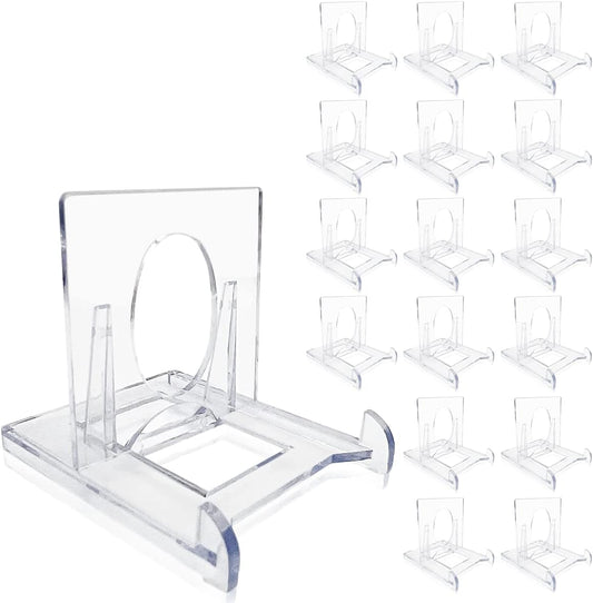 カードの鎧 クリアアクションスタンド 【角度調整可能】マグネットローダースタンド 【スタンドのみ16個】