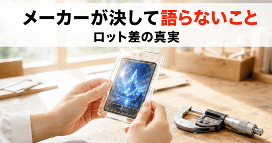メーカーがロット差の真実を正直に語る、ものづくりの裏側シリーズ第一回のサムネイル画像
