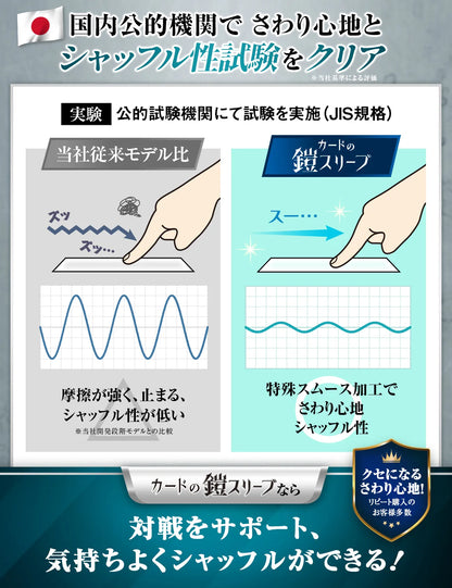 カードの鎧 スリーブ 【キレあるシャッフル】 （ハイパードライSシリーズ) スタンダードサイズ （100枚入）